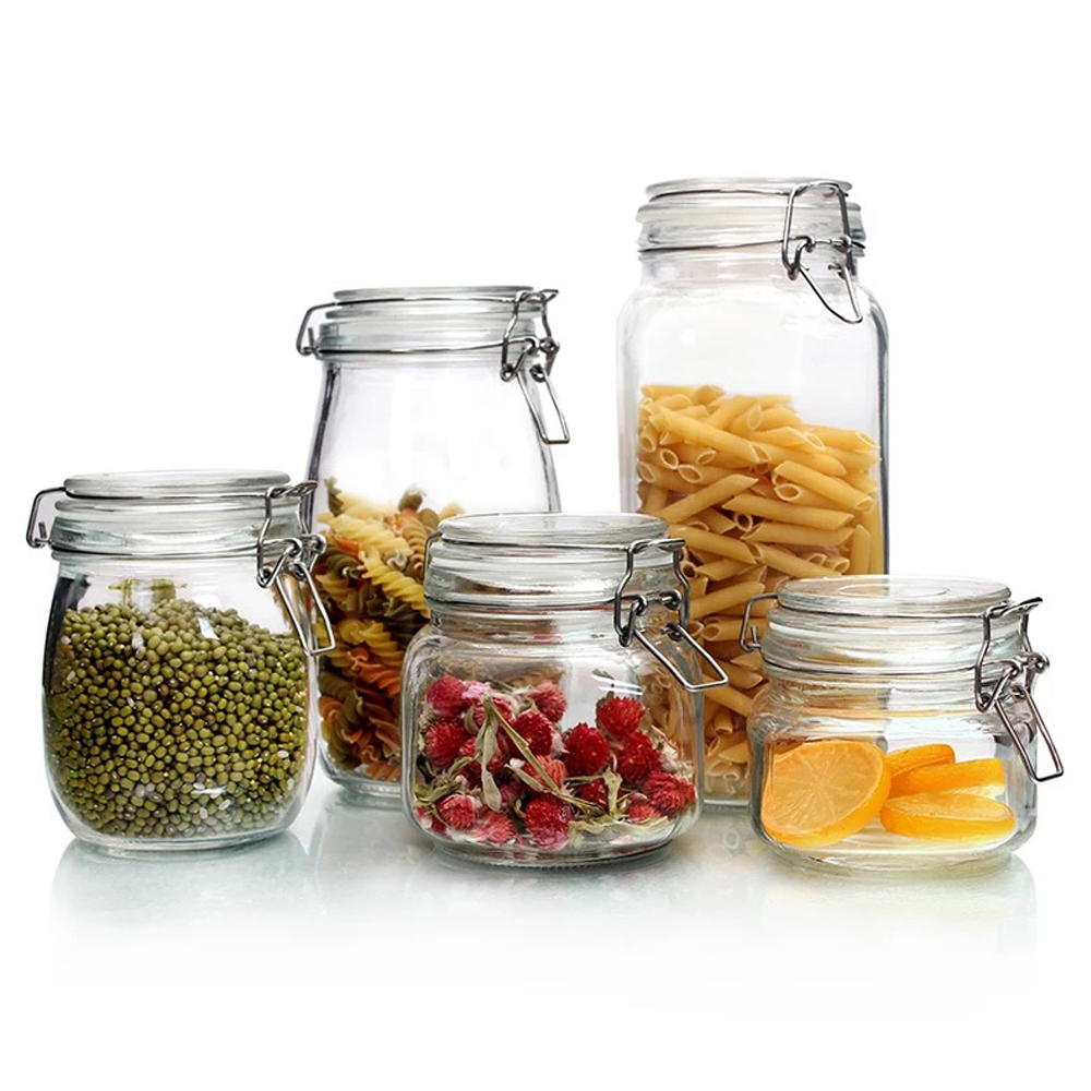 Jar for Spices 12 Pcs Container Airtight Storage for Loose Product Jar Set  125ml