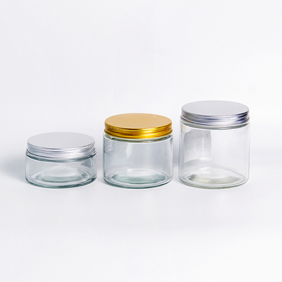 Buy Wholesale India Style Homez Glass Jar With Golden Color Metal Air-tight  Lid 300 Ml Or 150 Grams, 1 Pcs & Glass Jars And Containers at USD 2.5