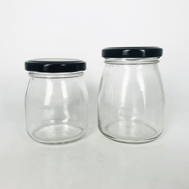 Custom Round Shape Sealed Glass Sauce Container Jelly Jam Jar - China 200ml  Glass Food Jar, Glass Container