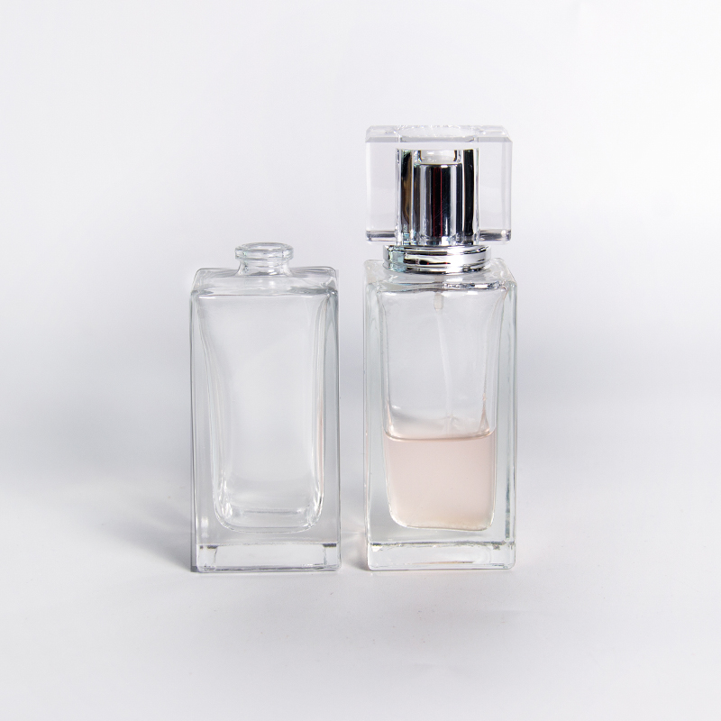 Rectangle Perfume Bottle, Clear